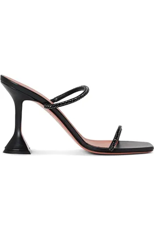 Amina Muaddi Mules Gilda con tacón 95mm