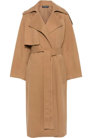 DRHOPE Gabardina con botones laterales