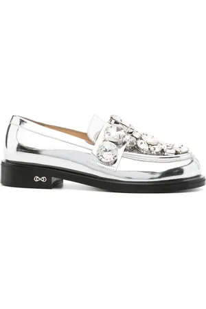 Mach & Mach Mocasines con detalles de cristal