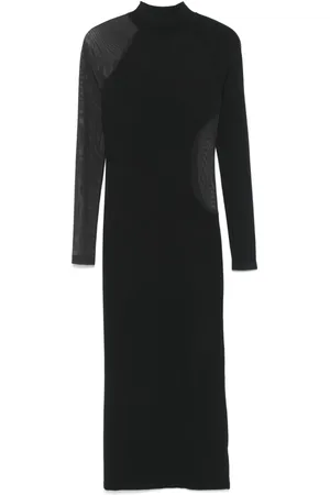 Y-3 Vestido midi con paneles