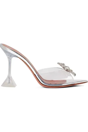 Amina Muaddi Mules Rosie con tacón 95mm