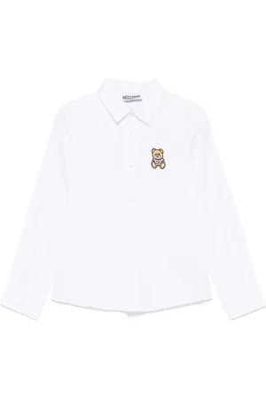 Moschino Camisa con parche Leo Teddy