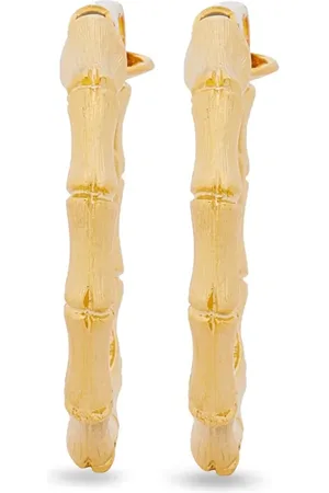Kenneth Jay Lane Aretes bañados en oro