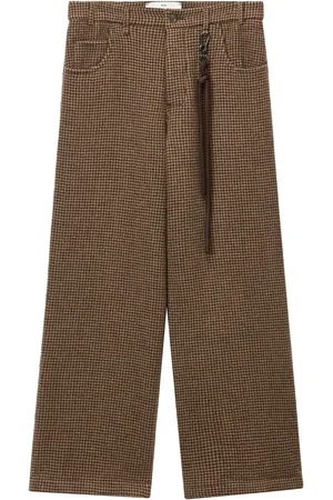 SONG FOR THE MUTE Pantalones con cuadros estampados