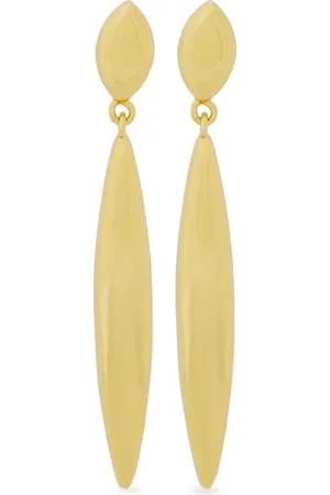 Kenneth Jay Lane Aretes bañados en oro