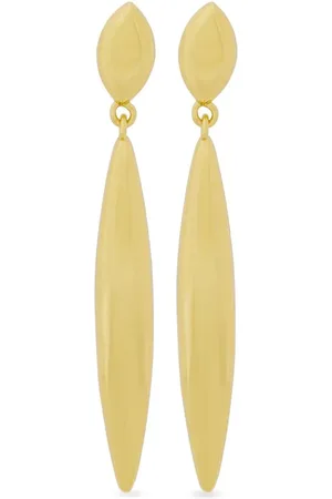 Kenneth Jay Lane Aretes bañados en oro