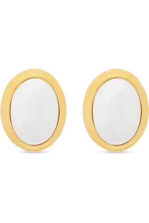 Kenneth Jay Lane Aretes bañados en oro