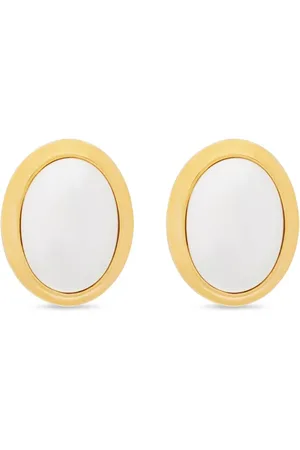 Kenneth Jay Lane Aretes bañados en oro
