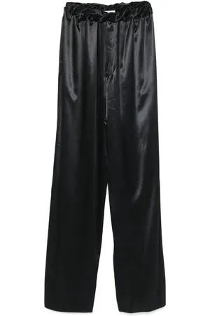 Salvatore Ferragamo Pantalones de satén