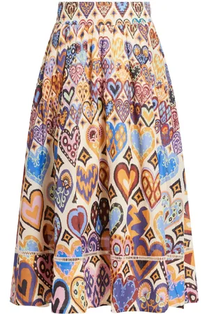 Farm Rio Falda larga Hearts Ikat