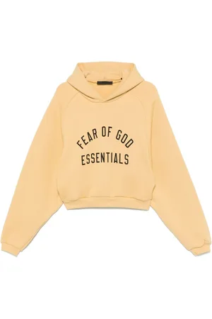 FEAR OF GOD Hoodie corta con diseño texturizado
