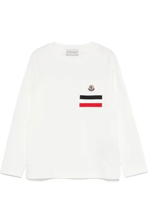 Moncler Playera manga larga con detalle de bolsillo