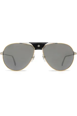 Cartier Leather top bar sunglasses