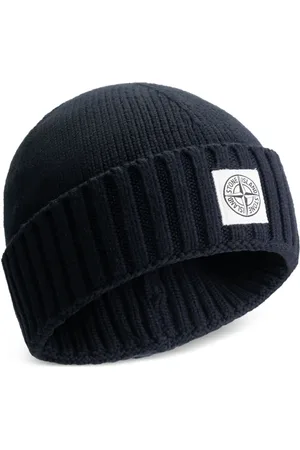 Stone Island Gorro con aplique Compass