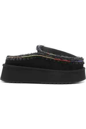 Mou Mules con detalles de strass