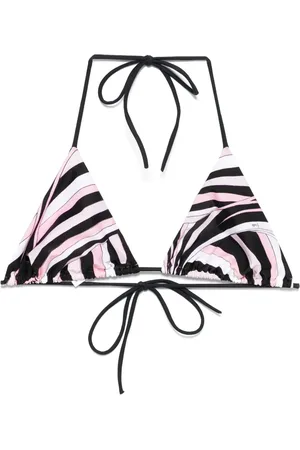 Puccini Top de bikini con estampado Iride