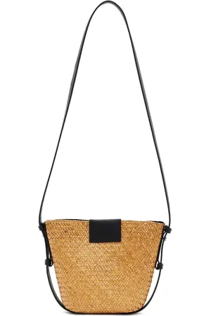 AllSaints Bolsa crossbody Ebro Straw