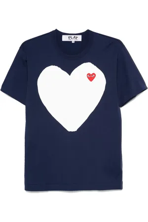 Comme des Garçons Playera con parche de corazón