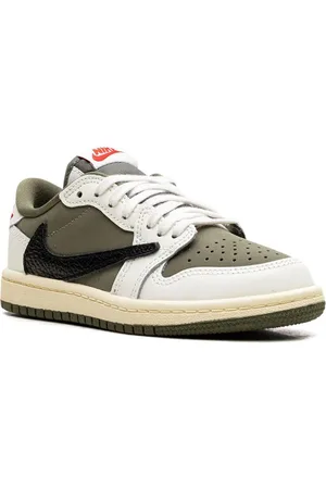 Jordan Tenis Air Jordan 1 Retro Low OG SP Medium Olive de x Travis Scott