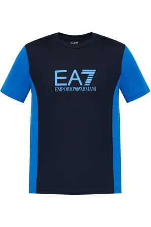 EA7 Playera con logo estampado