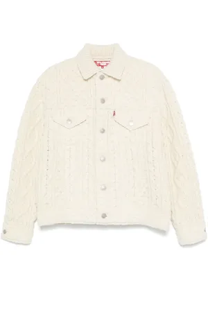 JUNYA WATANABE Cárdigan tejido de Aran de x Levi