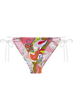 Puccini Bikini bottom con estampado Orchidee