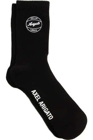 Axel Arigato Calcetines tejidos de canalé Dime con logo estampado