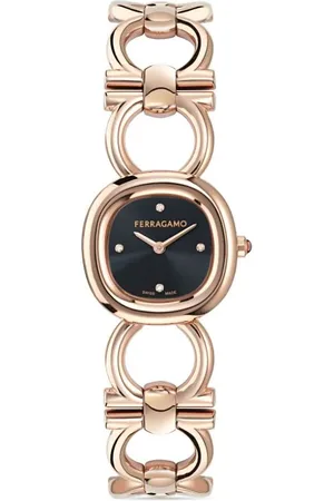 Salvatore Ferragamo Reloj Double Gancini Jewel de 25mm