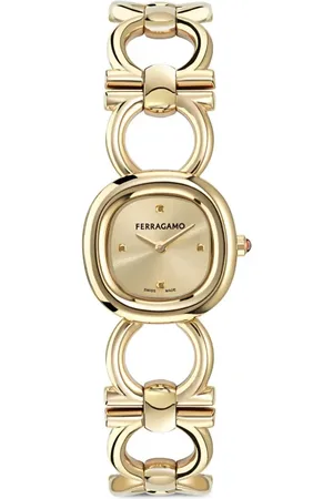 Salvatore Ferragamo Reloj Double Gancini Jewel de 25mm