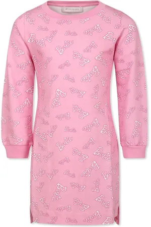 MONNALISA Vestido estilo sudadera con logo de x Barbie