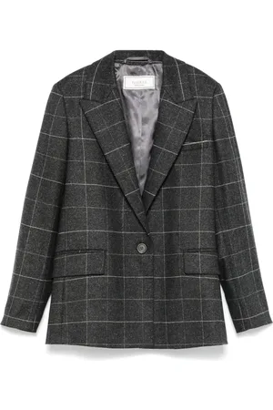 PESERICO SIGN Blazer con motivo de cuadros windowpane