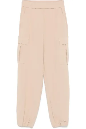 Twin-Set Pantalones cargo de crepé