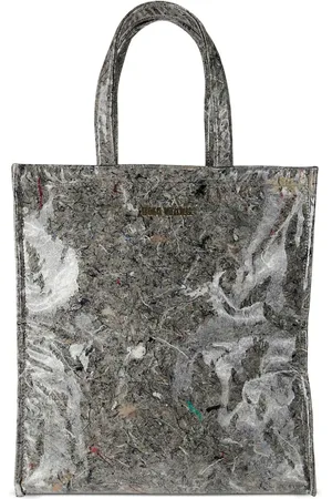 UMA WANG Tote con estampado abstracto