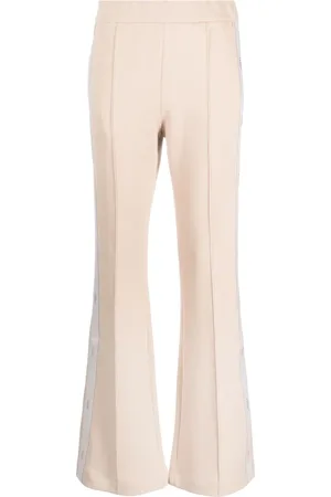Fendi Pants acampanados con franja del logo