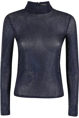 Retrofete Top con detalles de cristal
