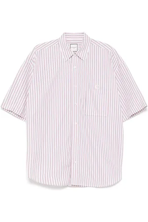 WOOYOUNGMI Camisa manga corta con rayas estampadas