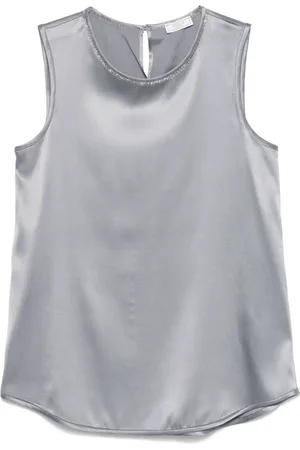 PESERICO SIGN Top satinado con detalle Punto Luce
