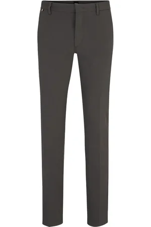 HUGO BOSS Pantalones tapered con tiro medio