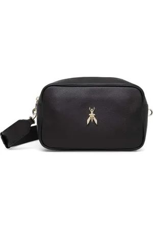 Patrizia Pepe Bolsa satchel con placa del logo