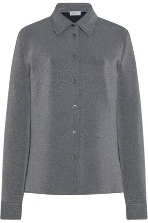 ROSETTA GETTY Camisa metalizada