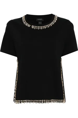 Giambattista Valli Playera con detalles de cristal