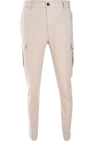 PESERICO SIGN Pantalones cargo con efecto melange