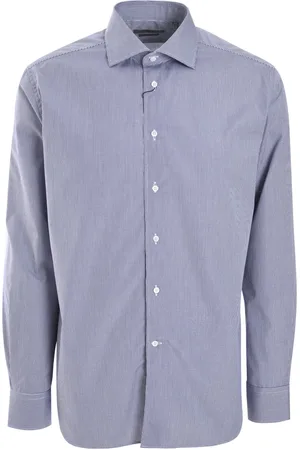 corneliani Camisa con cuadros estampados
