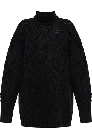 Sportmax Suéter tejido con motivo de rombos