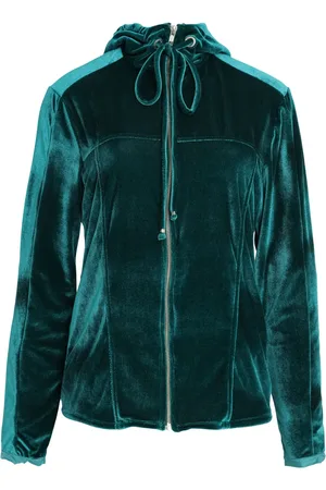 AMIR SLAMA Chamarra de velour con capucha
