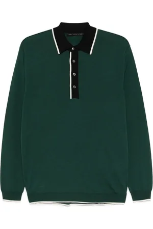 LOW BRAND Playera tipo polo de manga larga