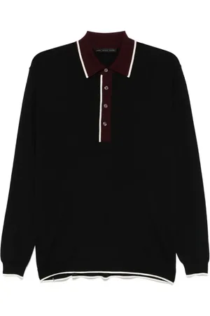 LOW BRAND Playera tipo polo de manga larga