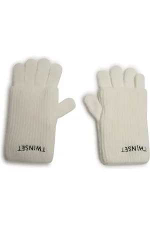 Twin-Set Guantes con logo bordado