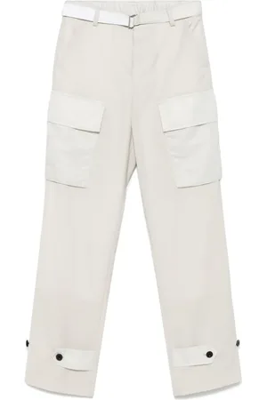 SACAI Pantalones cargo con cinturón