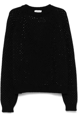 LANEUS Suéter con detalles de strass